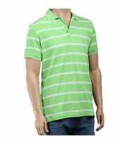 Goedkope golf polo lime poloshirt