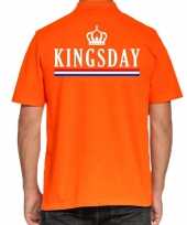 Goedkope kingsday poloshirt vlag oranje heren
