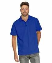 Goedkope kobalt blauwe poloshirt katoen